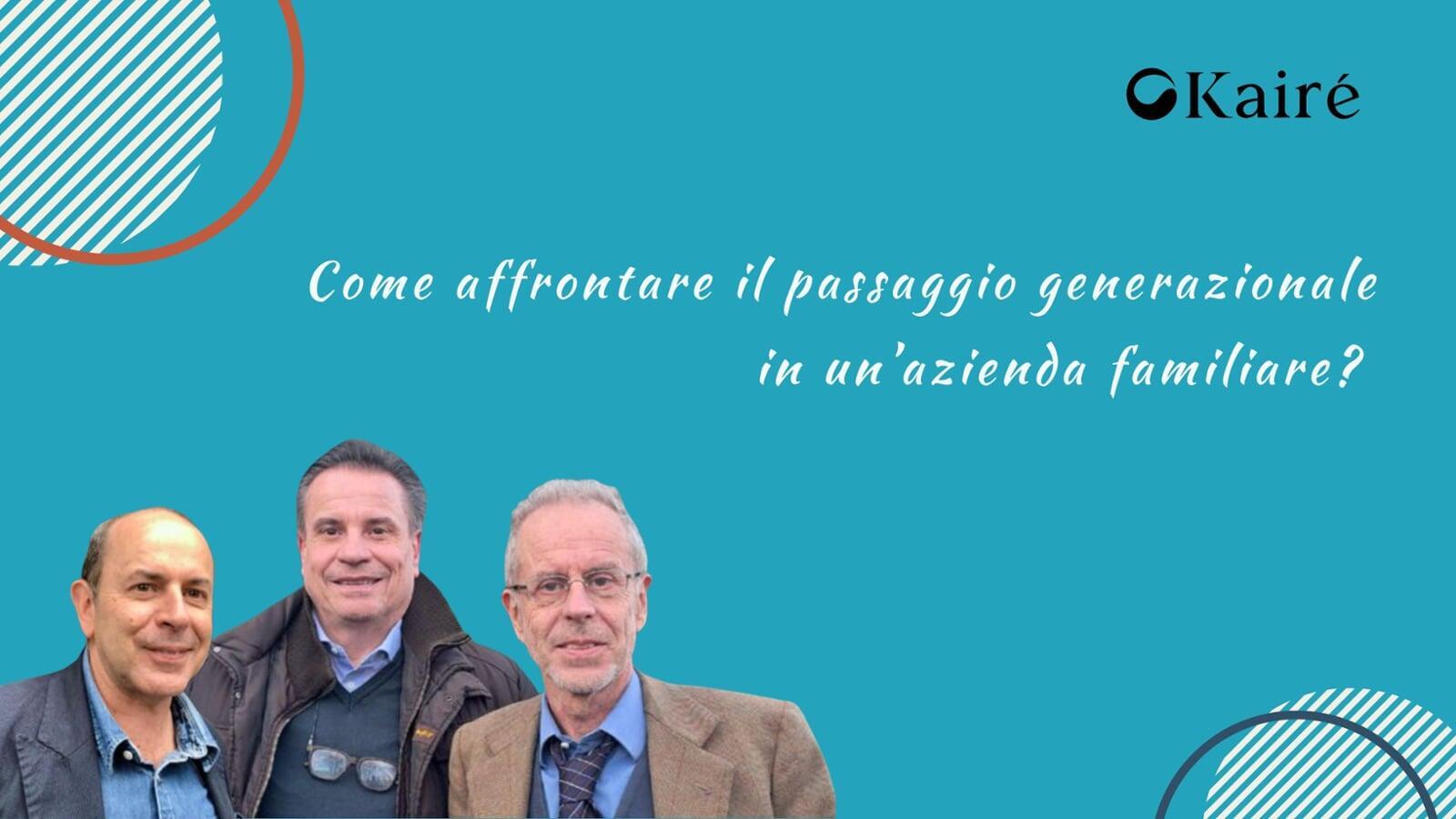 Passaggio generazionale: quando la famiglia incontra l'impresa